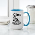 thumbnail image 4 of CafePress - I Climb Large Mug - 15 oz Ceramic Large White Novelty Mug, 4 of 4