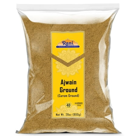 Rani Ajwain Powder (Carom Bishops Weed) Ground Spice 28oz (800g) ~ All Natural | Vegan | Gluten Friendly | NON-GMO | Kosher | Indian Origin