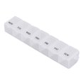 thumbnail image 1 of Sorter Organizer Pill Box Weekly Tablet Case Medicine 7 Day Container Dispenser-one-white, 1 of 5
