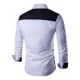 thumbnail image 2 of Camisas De Poliéster Hombre Larga Slim Casual Formal Moda, 2 of 8