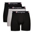 thumbnail image 1 of Calzoncillos bóxer Champion de algodón elástico para hombre, paquete de 3, 1 of 3