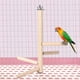 thumbnail image 1 of Soporte para pájaros, soporte de madera para jaulas de pájaros, percha para pájaros, soporte para pájaros para mascotas, eficiencia óptima, 1 of 9
