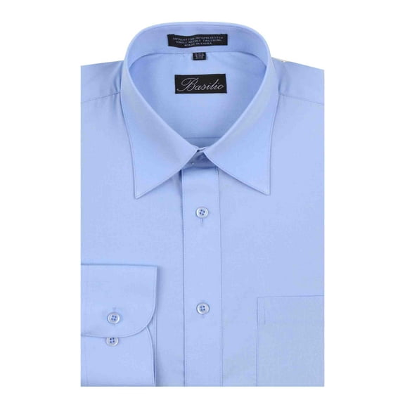 Men's Basilio Convertible Cuff Solid Dress Shirt - Many Colors Available