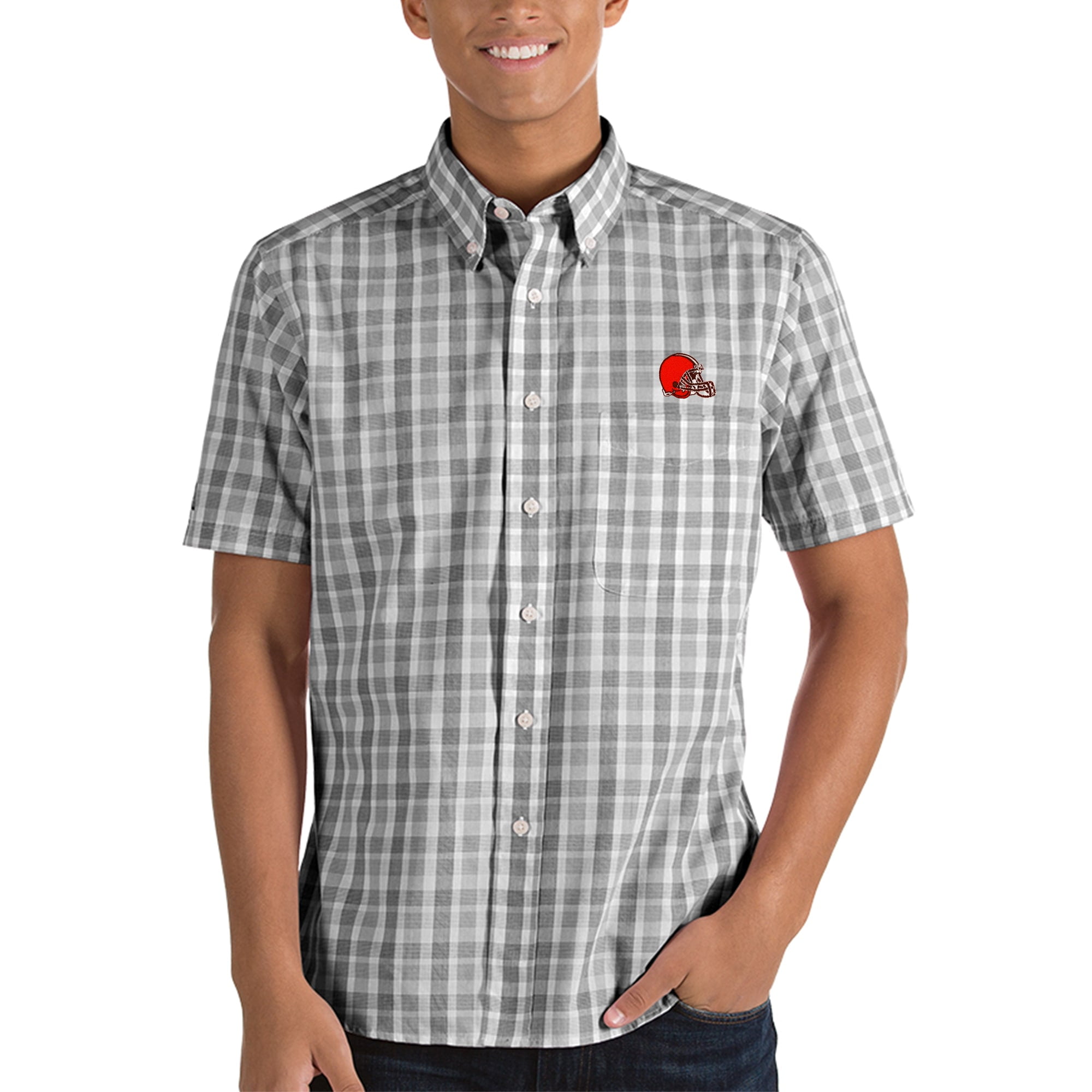 cleveland browns button down shirt