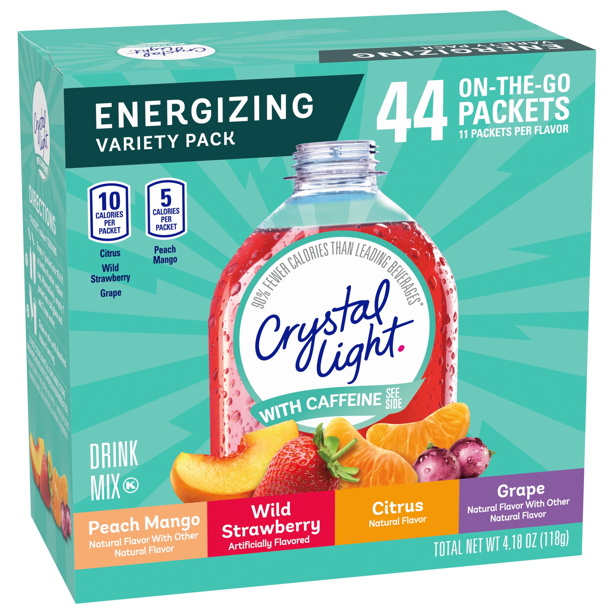 Crystal Light On The Go Variety Pack - 44ct Packets : Target