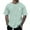 ZA Mint Green, variant on Zszcpp Men'S T Shirts Beach T-Shirt Going Out Short Sleeve O Neck Coconut Tree Print Casual Tops Blouses