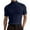 Navy, variant on Male Spring and Summer Solid T Shirt Blouse High Turtleneck Short Sleeve Tops T Shirt Alt Shirts Shirt Pack Men Pack of Men Shirts Boys T Shirts Mens A Shirt Men's Workout Shirts V Neck T Shirt Men T