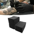 thumbnail image 5 of 125 Uds. Almohadilla De Limpieza De Tatuajes, Baberos Desechables, Almohadilla De Limpieza De Tatuajes, Almohadilla De Mantel Impermeable Para Tatuajes, Accesorios De Tatuaje De Doble Placa(black), 5 of 5