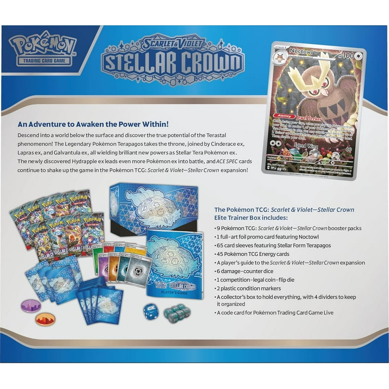 Pokemon Scarlet & Violet 7 Stellar Crown Elite Trainer Box