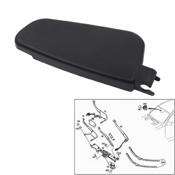 1648240049 Front Washer Windshield Wiper Arm Cap Right Slide for W166 GLE350 GL320 ML320 ML350