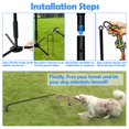 thumbnail image 4 of Juguete para perros SYOOY Outdoor con mástil de 75 a 110 cm, cuerdas de 40 cm y campana, 4 of 7
