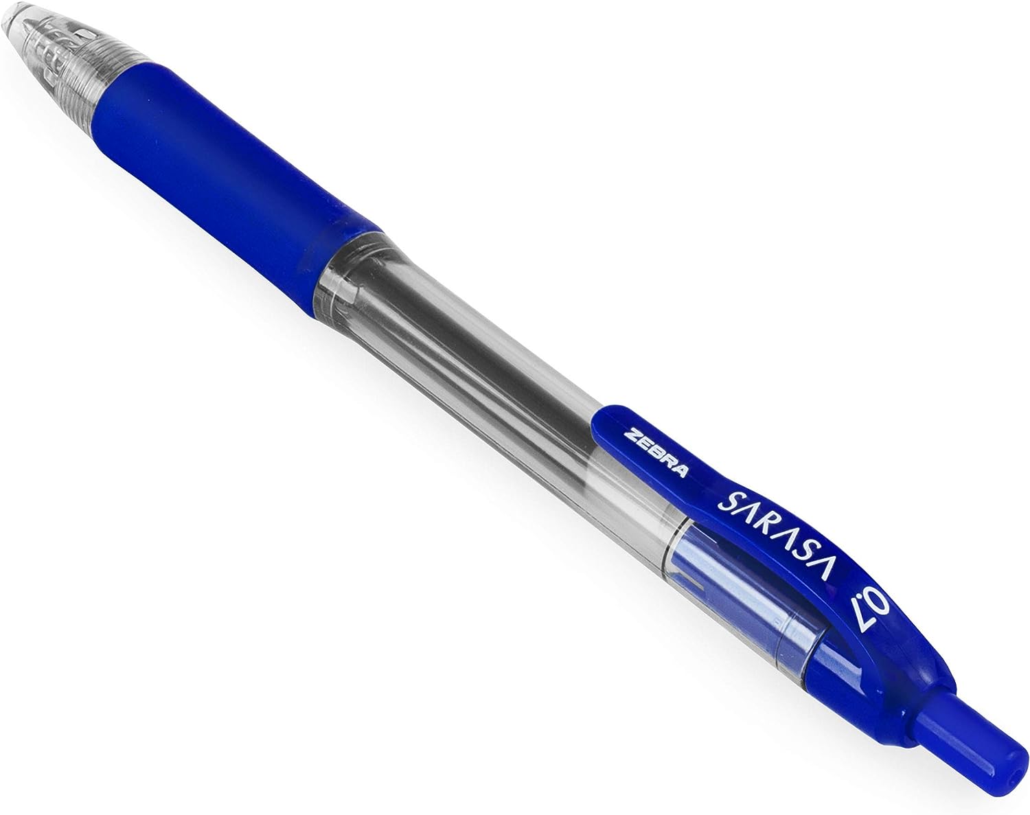 Zebra Sarasa Retractable Gel Ink Rollerball - Fast Drying - 0.7mm - Blue - Pack of 14