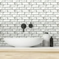 Stain 3D Glossy Texture Decorative Tiles For Bathroom & Kitchen Peel