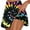 Multi-Color, variant on WIZUTIZ Skorts for Women Dressy Casual Sports Plain Leisure Slim Flowy Skorts Smocked Elastic Spandex High Waist A Line Dress Inner Shorts Skorts Tie-Dye Mini Dress for Lady Birthday Black