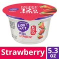 thumbnail image 5 of Light and Fit Strawberry Greek Nonfat Yogurt, 5.3 Ounce -- 12 per Case., 5 of 7
