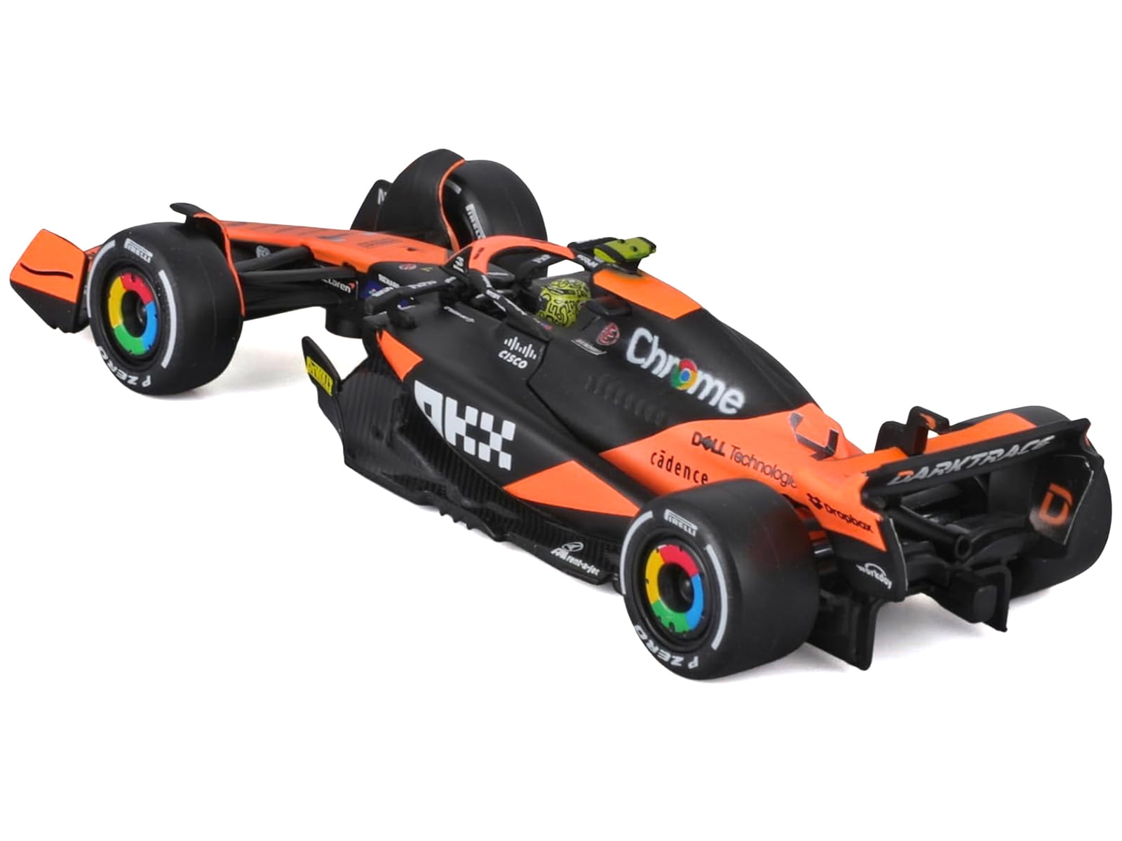 Maisto, Diecast Model, 1:43, McLaren MCL38 Norris #4 with Helmet