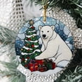 thumbnail image 2 of Personalized Polar Bear Tree Ornaments, Polar Bear Xmas Gifts Ideas, Polar Bear Christmas Décor, Polar Bear Xmas Decorations MAGpiG, 2 of 5