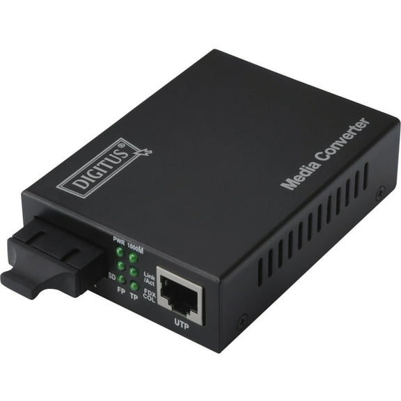 Gigabit Media Converter, RJ45 / SC