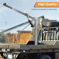 thumbnail image 6 of Truck Crane Hoist 1000 lbs Capacity, Truck Jib Crane Hoist Crane Hitch Mount with Four Boom Capacities of 500 lbs, 600 lbs, 700lbs & 1000 lbs, for Lifting Goods, 6 of 7