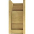 thumbnail image 4 of 12"W x 12"D x 24"H Wide Alma Rough Cedar Woodgrain TimberThane Corbel, Primed Tan, 4 of 6