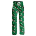 thumbnail image 5 of Christmas Pajama Pants for Women Christmas Candy Cane Printed Pjs Pants Comfy Soft Casual Sleep Lounge Pants Elastic Waist Pj Bottoms Army Green,M, 5 of 5