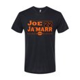 thumbnail image 2 of Wild Bobby Cincinnati Football Joe Ja'Marr 22 Sports Men Premium Tri Blend T-Shirt, True Black, Medium, 2 of 5