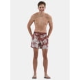 thumbnail image 2 of No Boundaries Men's & Big Men's Elastic Waist Swim Trunks, 6" Inseam, Size S-5XL, 2 of 5