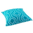 thumbnail image 2 of Outdoor Square Cushion 18in - Bright Blue Geo, 2 of 3