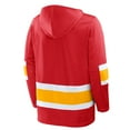 thumbnail image 3 of Men's Fanatics Red Calgary Flames Prime Time Fleece Hoodie, 3 of 3