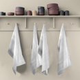 thumbnail image 4 of Coolnut 6 Pack Silver Brushed Background Kitchen Towels, Soft Highly Absorbent Dish Towels Reusable Tea Towels Set, 28"x 18", 4 of 6