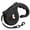 Black, variant on Retractable Dog Leash 16.4 Ft Heavy Duty With Strong Nylon Tape One Click Brake Lock Non Slip Grip For Small Medium Dogs Up To 55 Lbs, Gray