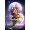 thumbnail image 3 of 5D DIY Taladro Parcial AB Diamante Pintura Casa Kit 45x65cm, 3 of 9