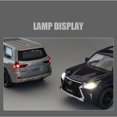 thumbnail image 4 of 1:32 Coche de juguete Excelente calidad LX570 SUV Coche de metal Coche de juguete de aleación Azul 1:32 Lexus LX570 con caja base, 4 of 5
