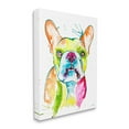 thumbnail image 3 of Modern French Bulldog Fun Portrait Animals & Insects Graphic Art Gallery Wrapped Canvas Print Wall Art, 3 of 7