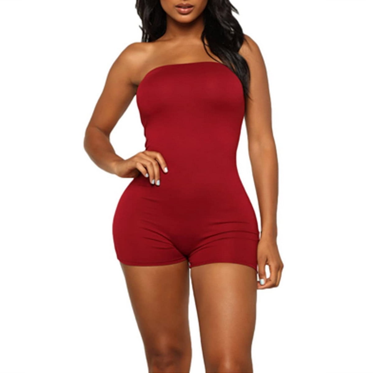 bandeau romper jumpsuit