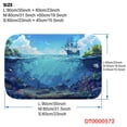 thumbnail image 3 of Nautical landscapes 572 Non-Slip Memory Foam Bath Rug: Absorbent, Quick-Dry, Machine Washable, Soft & Comfortable - S, 3 of 7