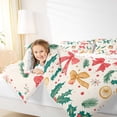 thumbnail image 4 of Homewish Kawaii Bow Full Size Comforter Sets 3-Piece for Teens Boys Girls,Merry Christmas Bedding Comforter Set,Xmas Festival Lightweight Bedding Sets,Super Cozy Room Decor,Reversible, 4 of 8