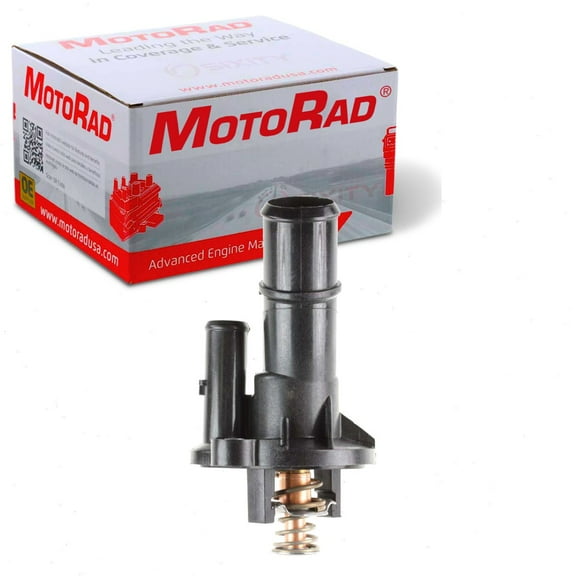MotoRad Coolant Thermostat Housing Assembly compatible with Ford Taurus 2013-2017