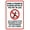 Warning Sign 5, variant on Dirty Pool Towels Pool Warning Sign - 8"x12", Security Metal Decor for Home Pools, Resorts, Water Parks, Outdoor/Indoor Spaces