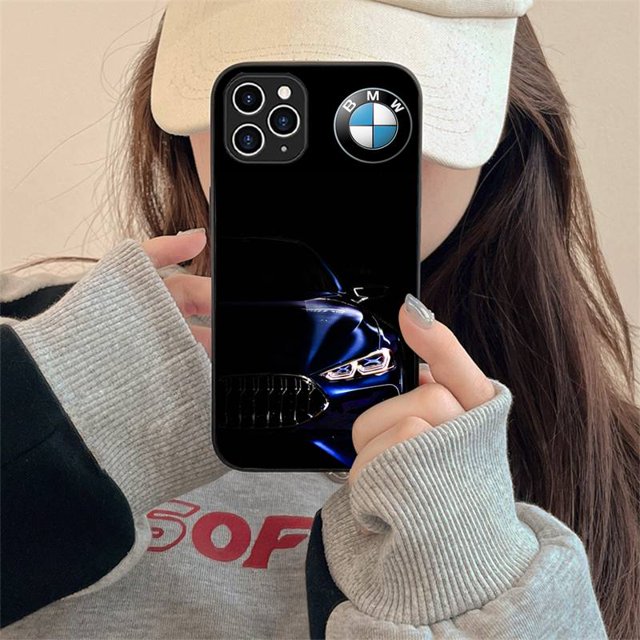 Coque de téléphone de voiture de luxe BMW pour iPhone, iPhone 7, 8 Plus, X, Xr, Xs, 11, 12, 13, SE, 14 Pro Max, Mini Mobile, 2020 qiuyongming unisex