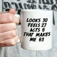 thumbnail image 3 of 63rd Birthday Gifts for Men - 1956 Birthday Gifts for Men, 63 Years Old Birthday Gifts Coffee Mug for Dad, Husband, Friend, Brother, Him, Colleague, Coworker - 11oz, 3 of 6