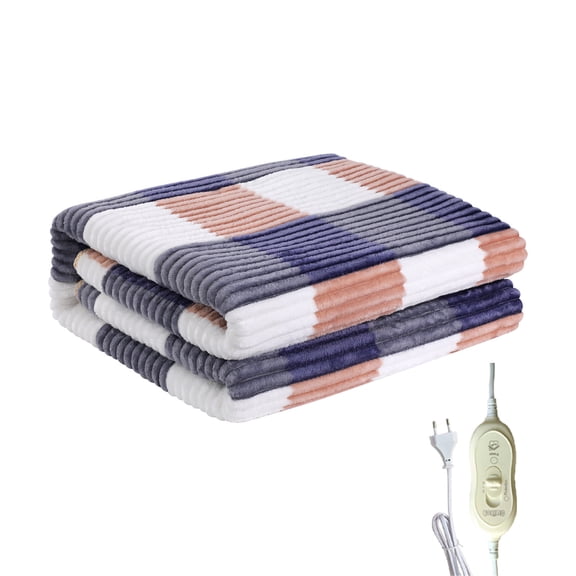 uvwlwu Electric Heating Blanket Heating Pad Soft And Comfortable Heating Blanket Warm Mattress Sheet Comfortable Heating Bed Sheet Power Failure Protection(Blue)