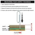 thumbnail image 6 of Floortex® Blue Multi-Purpose Mat for Carpets - 40" x 40", 6 of 6
