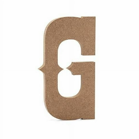 6" Western Wooden Letters - Premium MDF Wood Wall Letters