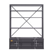 ACME Cargo Bookcase w/Ladder, Gunmetal