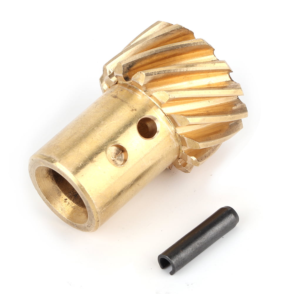 Bronze Distributor Gear 0.491in Roller Cam Distributor Gear Fit for Chevy SBC BBC 262-454 engine with 0.491 Diameter Shaft Size 