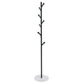 thumbnail image 1 of Coat Rack 67-inch Hall Marble Round Base Stable with 8 Hooks Black, 1 of 8