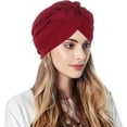 thumbnail image 2 of Fgnfyis WomenâS Turbans Knot Tied Bonnet Cap, Headwraps Hats with Forehead Folds - Hats for Women, 2 of 4