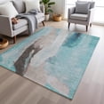 thumbnail image 6 of Dalyn Rugs Machine Washable Indoor/Outdoor Chantille Teal 5' x 7'6" Rug, 6 of 9