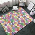thumbnail image 3 of Area Rugs For Living Room Decor - Colorful Polka Dot Cute Anti Slip Throw Washable Rugs 3x5 For Bedroom, Soft Indoor Carpet For Bedroom Living Room 60x39In, 3 of 5